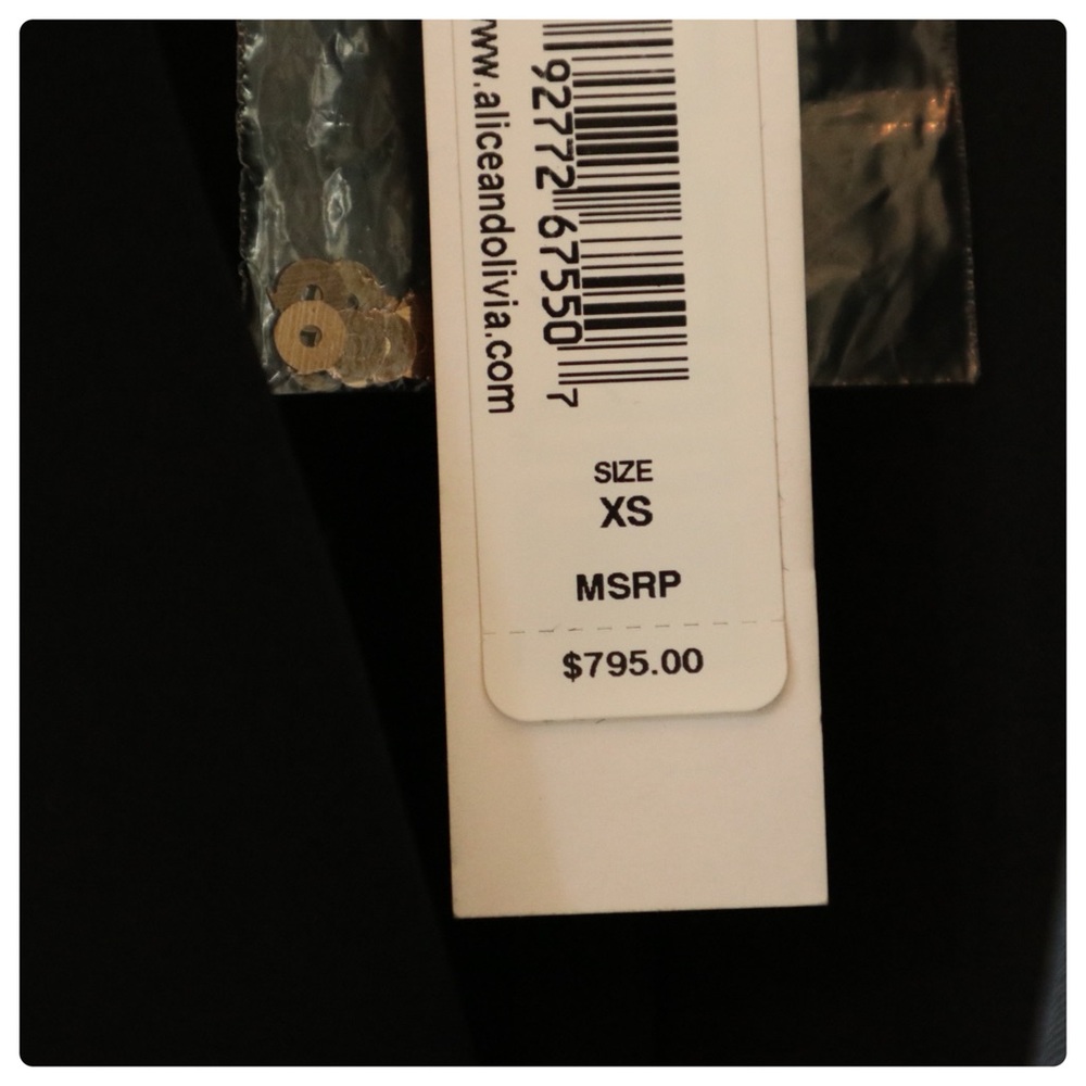 ALICE + OLIVIA Kylie Shawl Collar Sequin Jacket - Picture 13 of 15